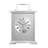 Acctim Althorp Mantel Clock Radio Controlled Quartz Polished Metal Carriage Clock Silver