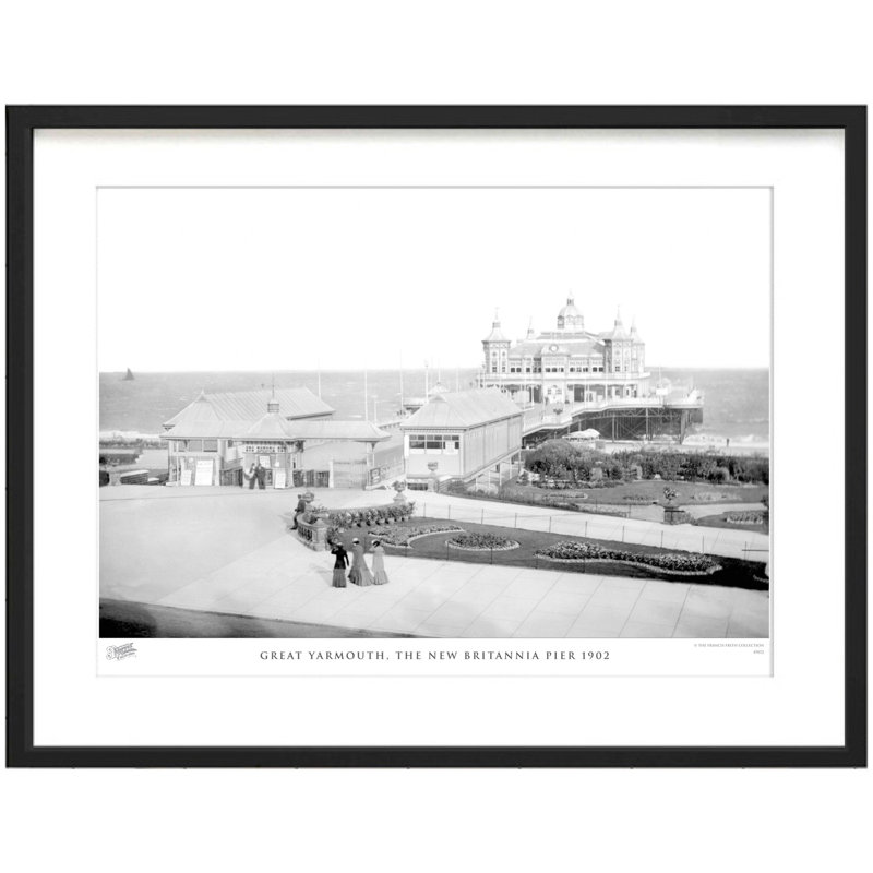 Great Yarmouth, The New Britannia Pier 1902 by Francis Frith - Single Picture Frame Print, 40cm H x 50cm W x 2.3cm D