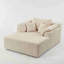 Canapés spacieux en mousse, chaise moderne surdimensionnée pour la maison, aucun assemblage requis