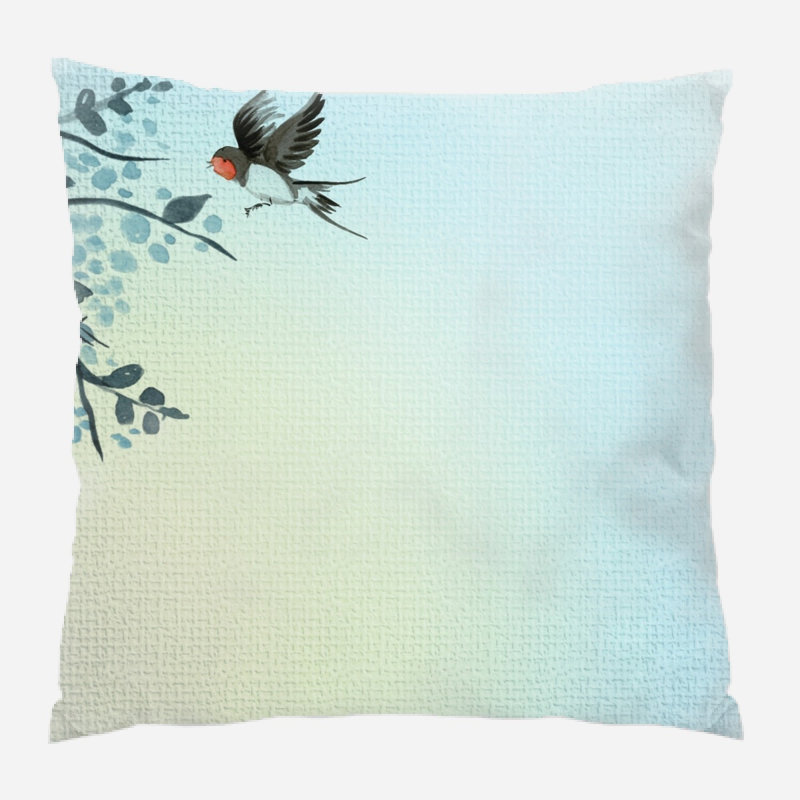 Housse et insert de coussin carré extérieur Marcano, Microsuède, Intérieur