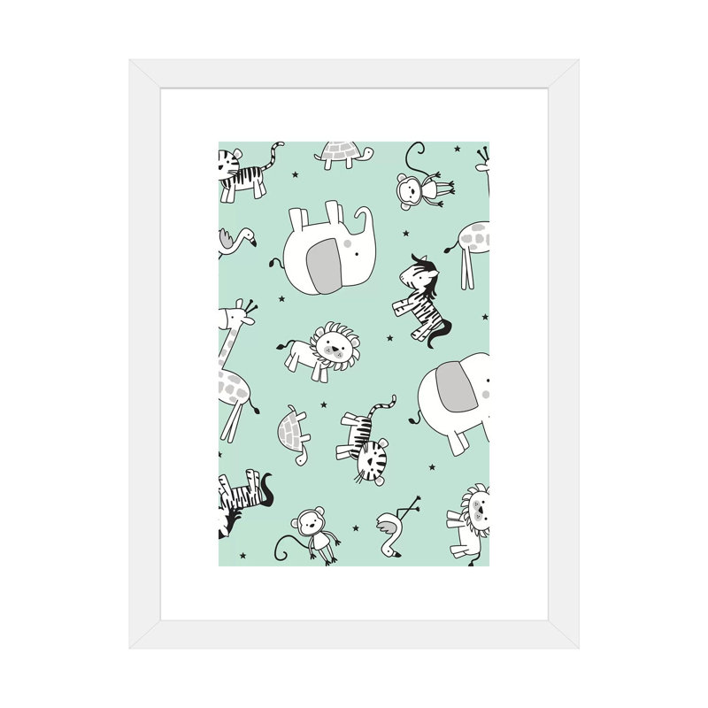 «Baby Sunshine III» par Lisa White boutons - impression d'art graphique, H 24 po x l 16 po x P 1 po, Papier encadré blanc