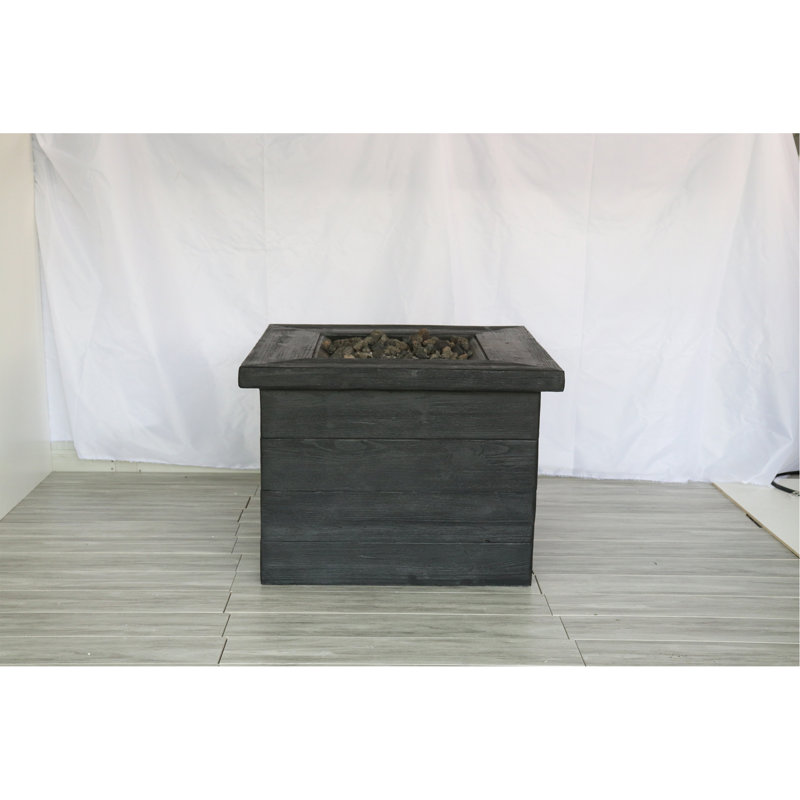 Table de foyer au propane/gaz naturel en béton renforcé de fibres