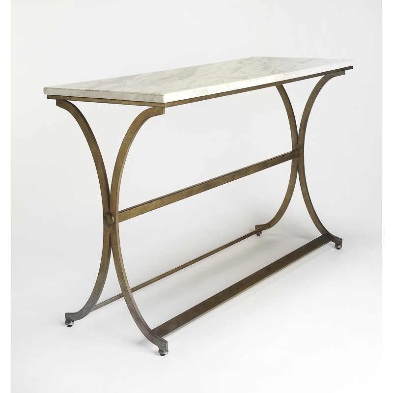 Tramale 48'' Stone Top Console Table