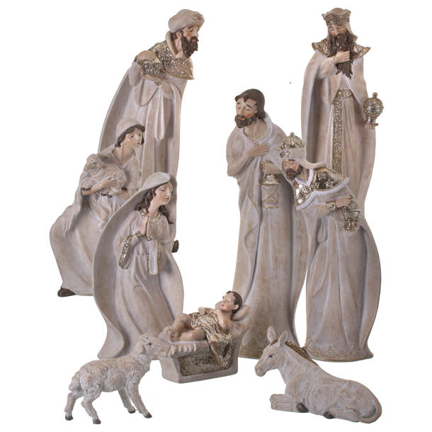 The Holiday Aisle® Outdoor Decoration Nativity Scene Christmas Door ...