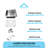 KBFmore Laundry Utility 18 Gauge 25 Inch Undermount/Topmount Kitchen Sink with 4 PCs Accessories