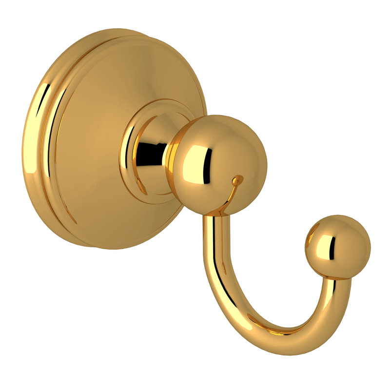 Georgian Era™ Robe Hook, Unlacquered Brass