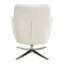 Fauteuil d'appoint pivotant confortable avec repose-pieds-105700875