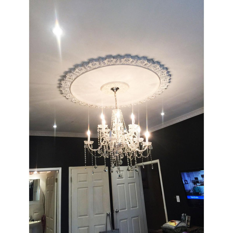 Anneau de plafond 57 po x P 3/8 po x P 46 1/8 po x l 5 5/8 po x P 1 po avec incrustations Blackthorne