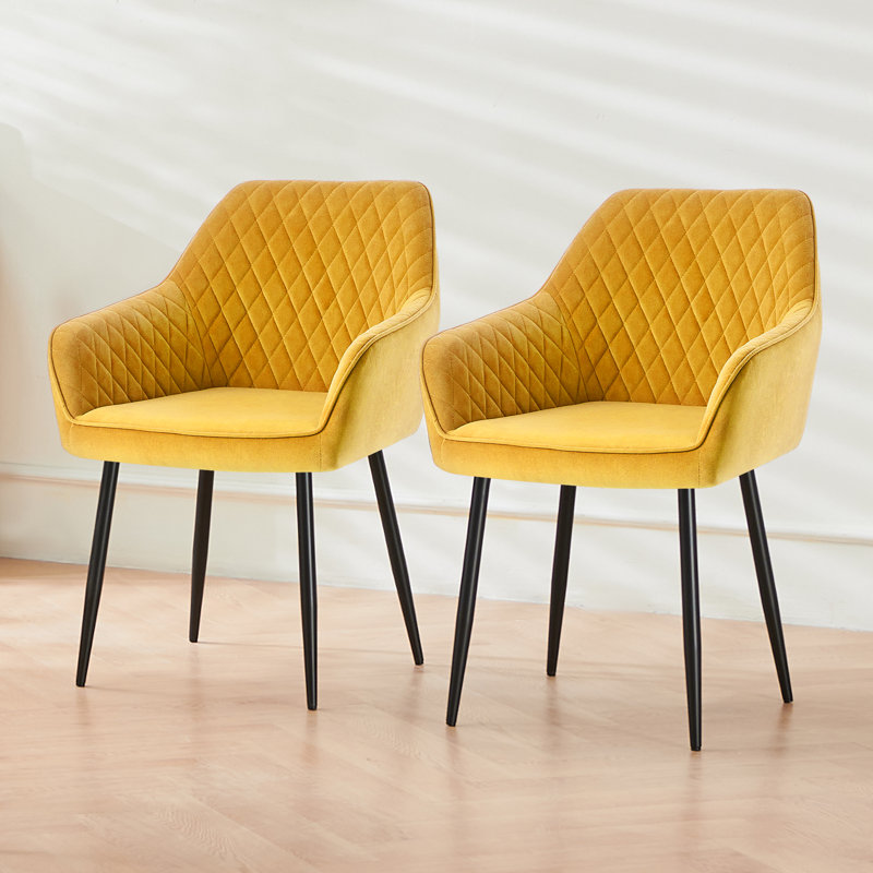 Sexton Upholstered Dining Chair, Black, 2