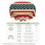 Nappe en bois avec nappe drapeau américain