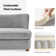 Greigh 63"W Modern Upholstered Curved Loveseats