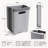 9L Hanging Collapsible Trash Can with Foldable Design