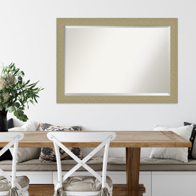 Miroir mural de salle de bain non biseauté 23,25 po x 29,25 po Salon Argent