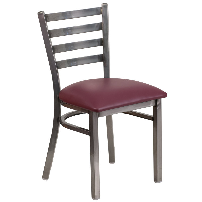 Chaise de restaurant Kendall, Transparent, Bourgogne