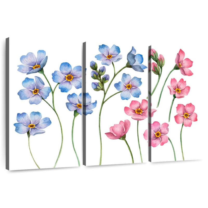 Fleurs Harnek Forget-Me-Not, H 20 po x l 33 po