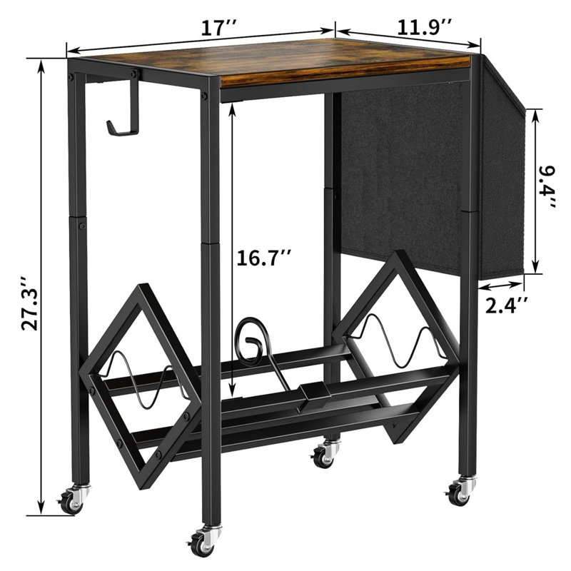 69cm H Media Shelves