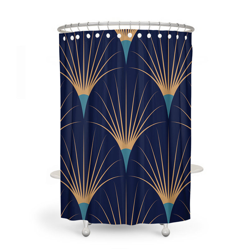 Hwithoveth Shower Curtain, 70" W x 93" L