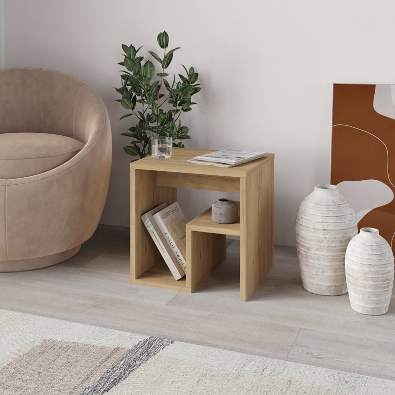 Sierd End Table, Sapphire Oak