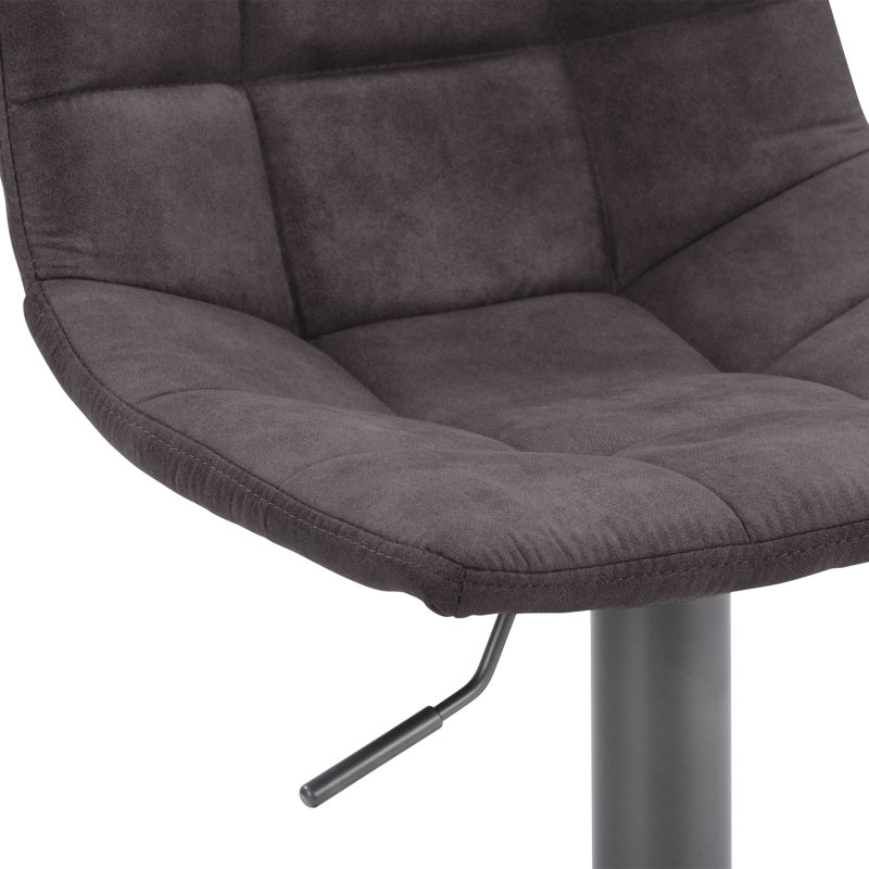 Tabouret pivotant à hauteur réglable, Brun