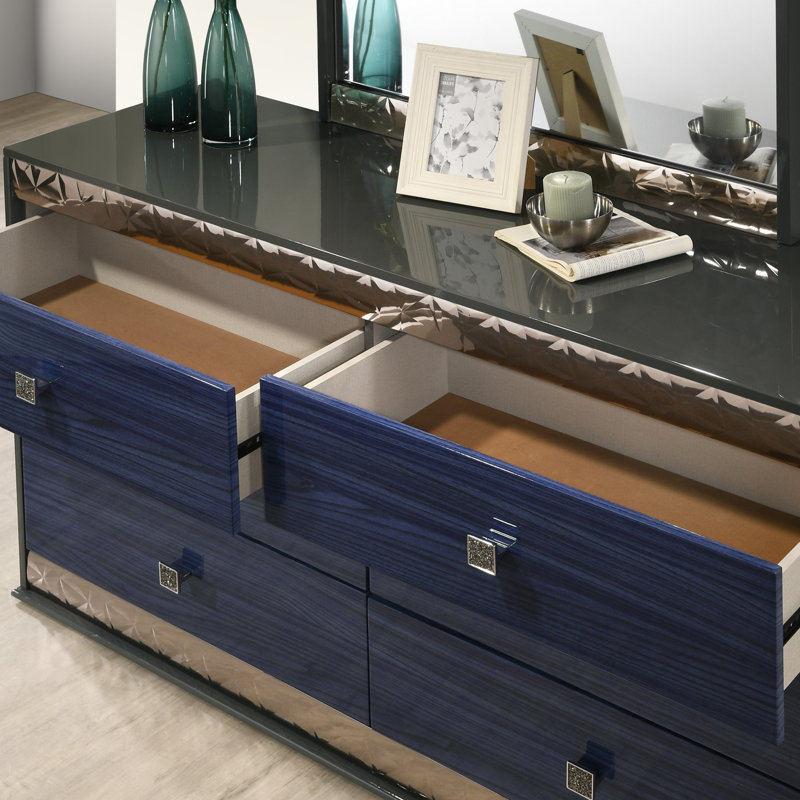 Ensemble de chambre à coucher 5 pièces Serafino