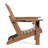 Hayfield HDPE Outdoor Foldable Adirondack Chair with Cup Holder Weather-Resistant -627257381