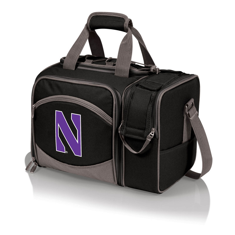 Refroidisseur à pique-nique isolé NCAA, Noir, Wildcats de l'Université Northwestern