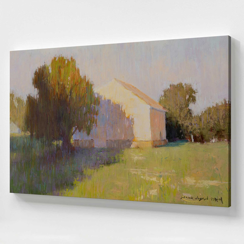 «Dawn's Rustic Awakening», grande impression sur toile, H 36 po x l 54 po