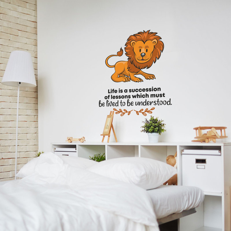 Décalcomanie murale en vinyle be vécue, H 10 po x l 10 po