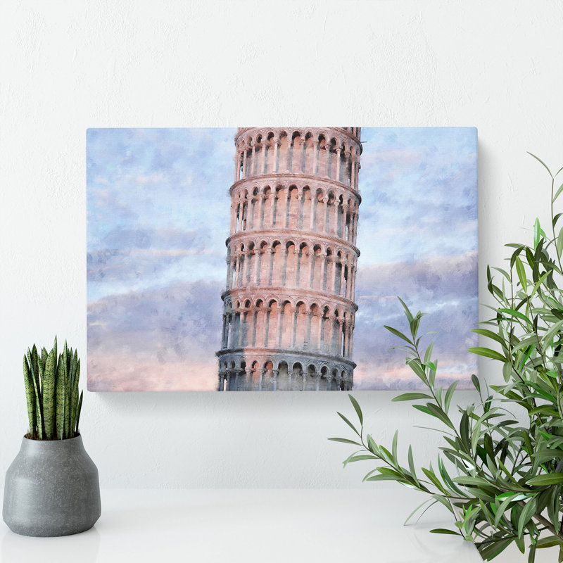 Leaning Tower Of Pisa Vol.2 - Wrapped Canvas Print, 35cm H x 50cm W x 3cm D