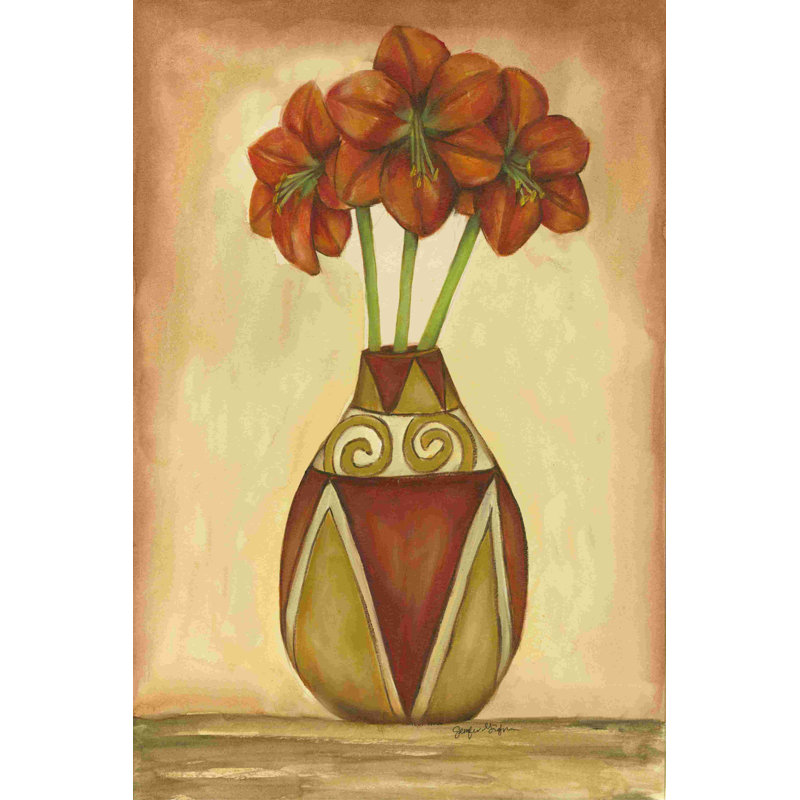 Amaryllis du Sud-Ouest (H) I, H 18 po x l 12 po x P 1,25 po