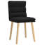 Ensemble de 2 chaises de salle à manger Vidaxl - noir-116118513-116118511