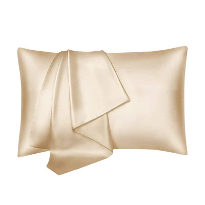 Satin Silk Pillowcase For Hair And Skin Pillow Cases Standard Size Set Of 1 Pack Super Soft Pillow Case With Envelope Closure