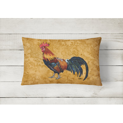 Rooster Rooster Rectangular Indoor/Outdoor Throw Pillow