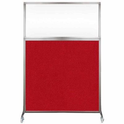 Hush Screen Office Partition - Clear Window