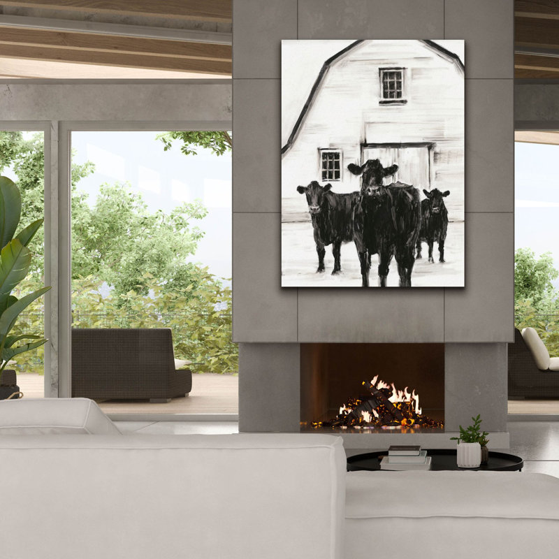 'Standing Around 2' by Ethan Harper Canvas Wall Art, 54" H x 40" W x 1.5" D