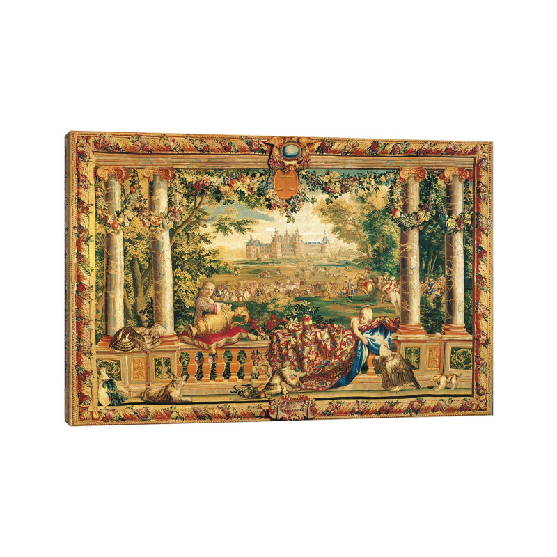Le Chateau De Chambord by Charles Lebrun - Wrapped Canvas Print, 20.32 cm H x 30.48 cm W