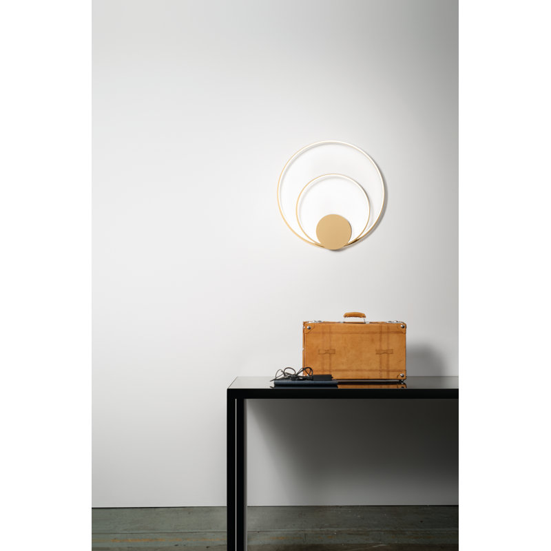 Muni LED Flush Mount, Golden