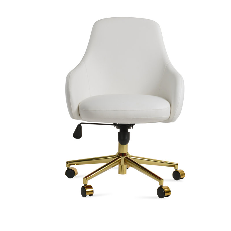 Fauteuil de bureau Gazel, Blanc