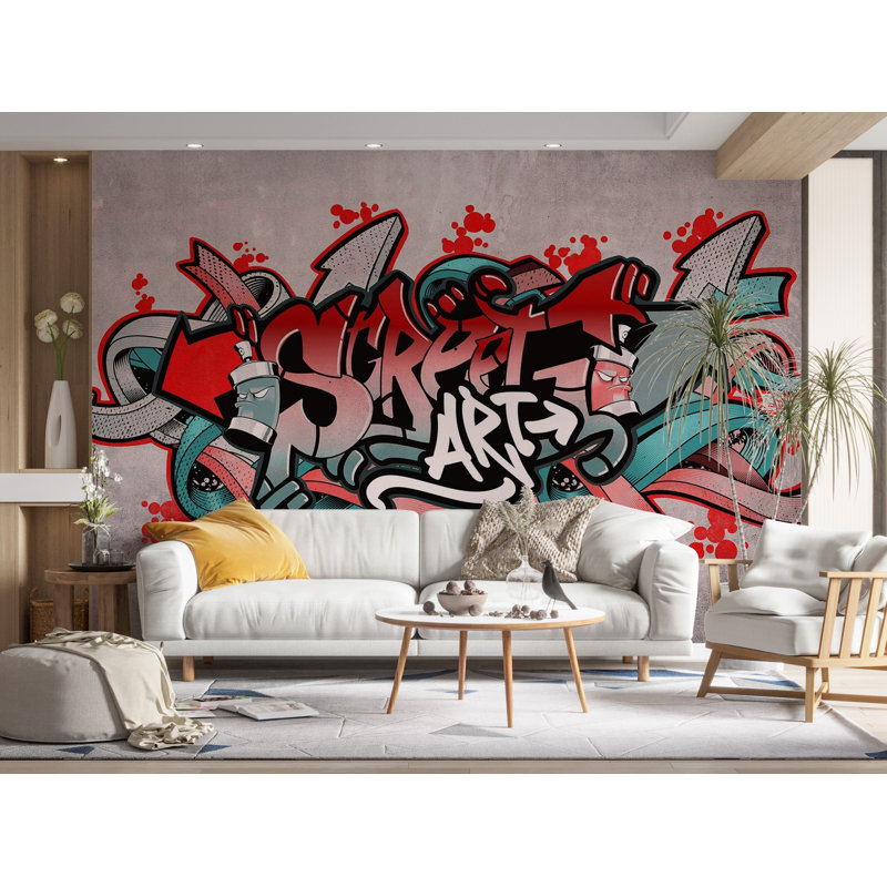 Murale pelez et collez Grek, L 3,41 pi x l 57 po