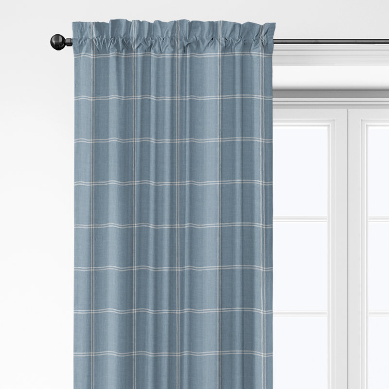 Ensemble de 2 panneaux de rideaux en coton Shay, L 50 po x L 216 po