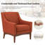 Fauteuil Arshanti avec pieds en bois massif-76353537