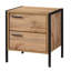 Bremond Block 43.8cm W Metal Bedside Table