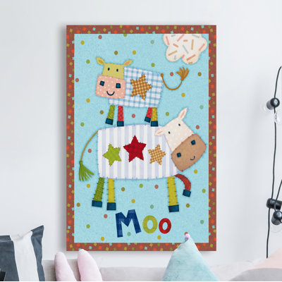Perrin 'Farm Friends I' Print on Wrapped Canvas