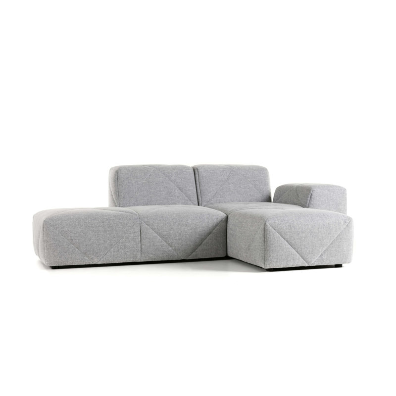 BFF Modular Sectional, Vesper Silver, Right
