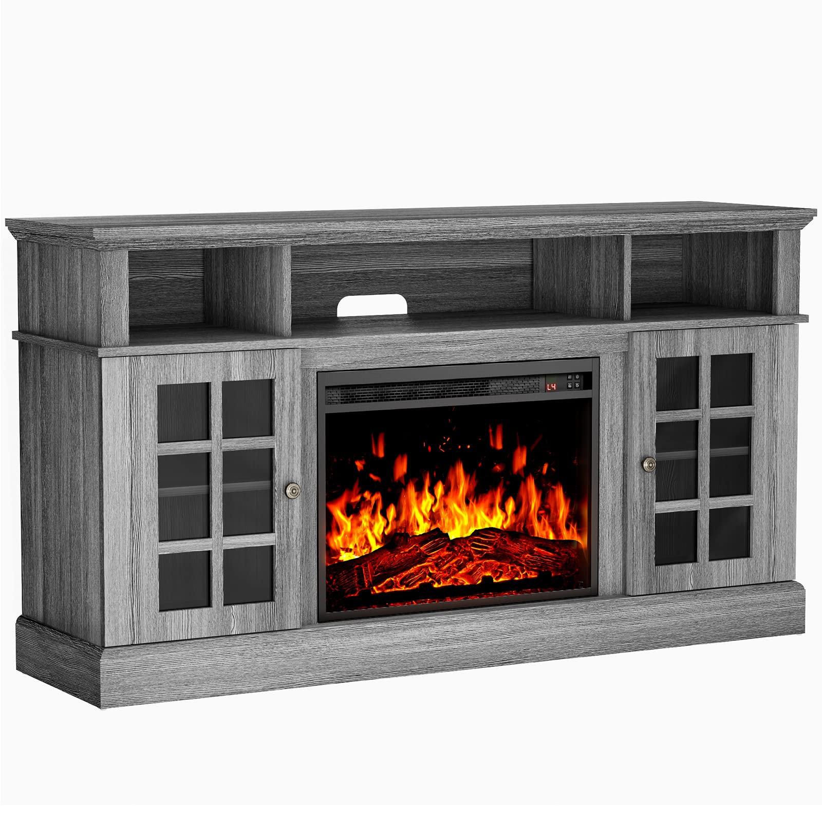 Red Barrel Studio® Entertainment Centre for TVs up to 70 with Electric  Fireplace Included u0026 Reviews - Wayfair Canada
