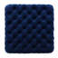 Élégant en velours bleu marine avec bouton moderne, l 29 po x P 18,29 po-375742131