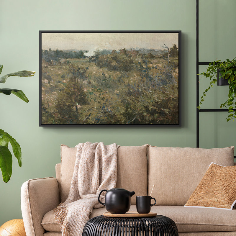 "Vintage Landscape - DCLIX" sur toile, Noir, H 17 po x l 25 po