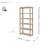 75"H x 34"W 5-Tier Etagere Solid Acacia Wood Storage Bookcase-91870395