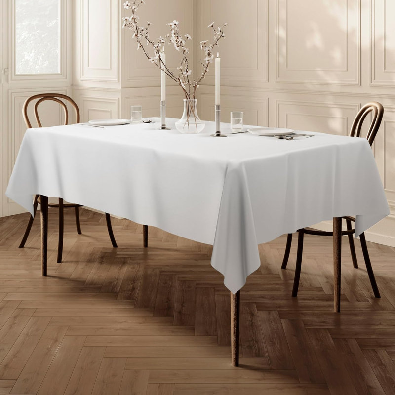 140×180cm (55×70in) Rectangular Premium Fabric Tablecloth