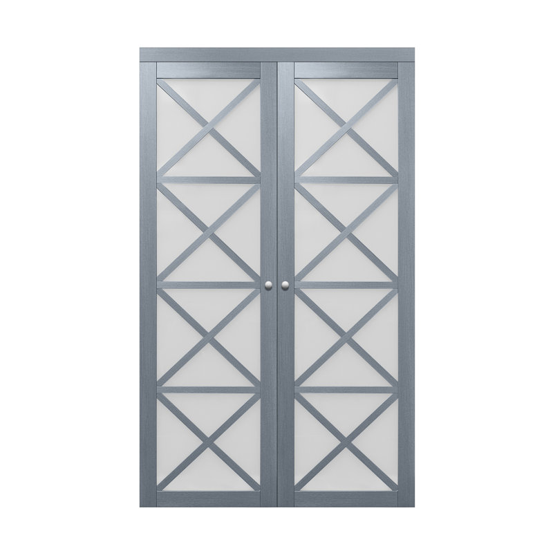Porte pivotante en verre Crochet Multi-X, 48 po x 80 po
